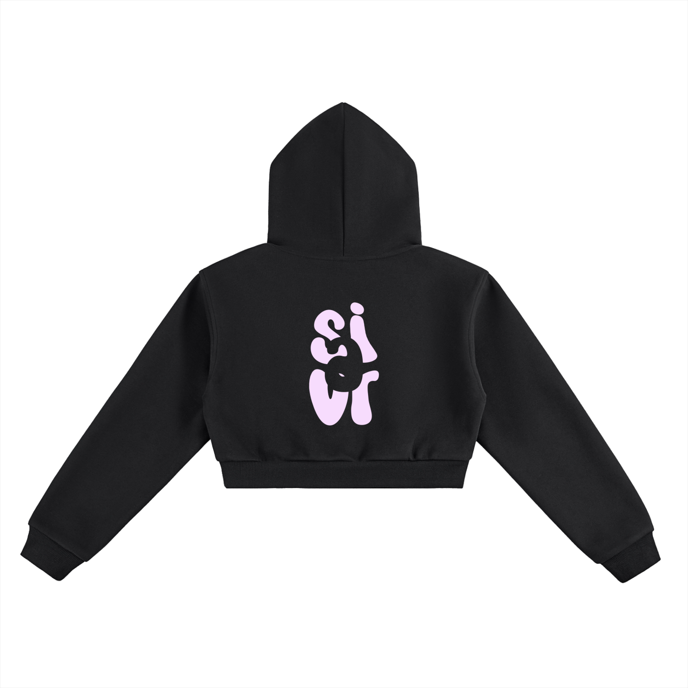 sivra's cropped boxed hoodie