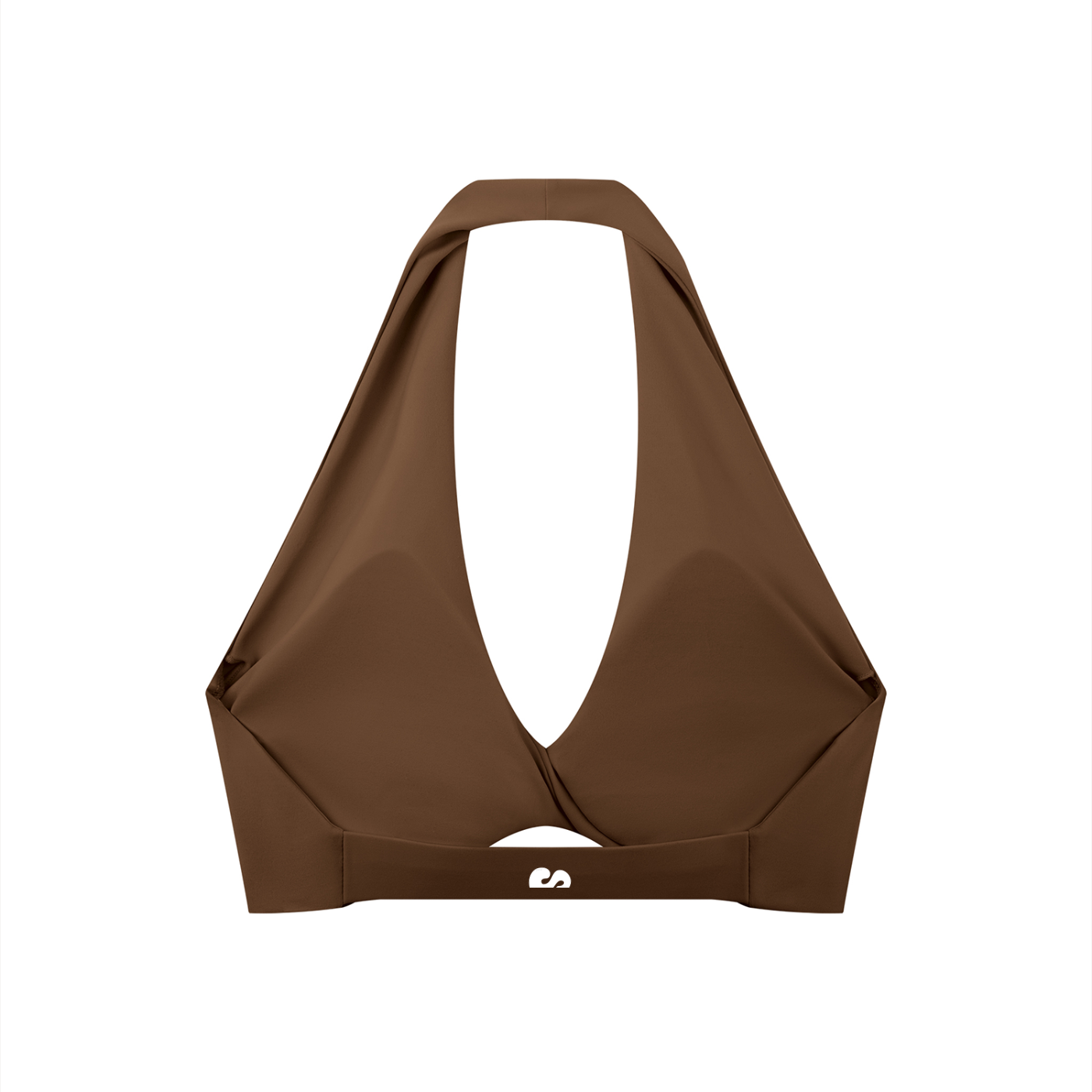 sivra's beyond pleated halter sports bra
