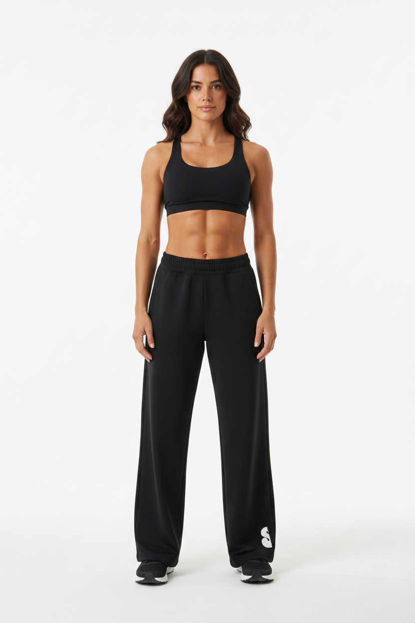 sivra's essential straight-leg sweatpants