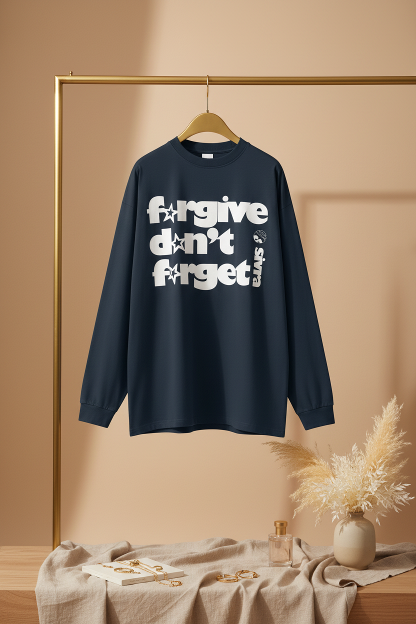 f*rgive d*n't f*rget - front [long sleeve]