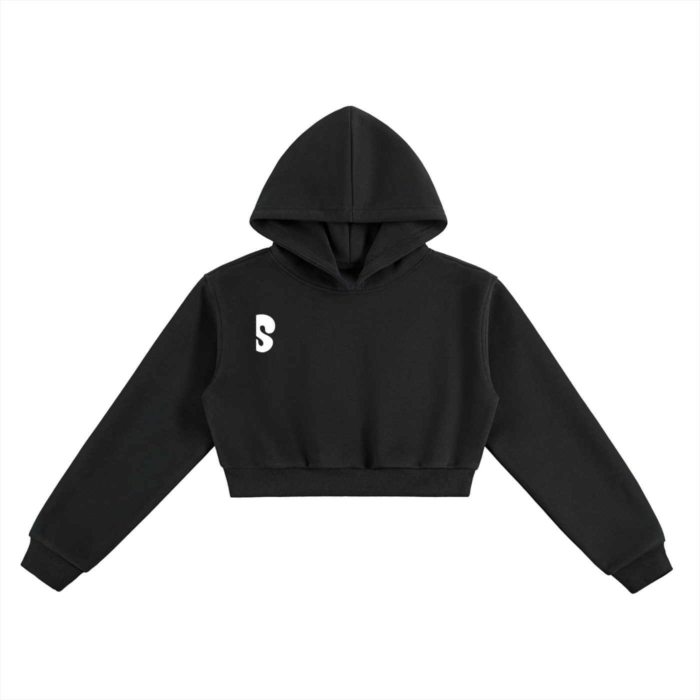 sivra's cropped boxed hoodie