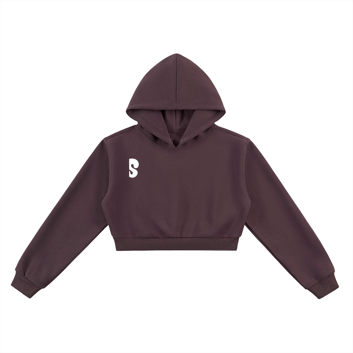 sivra's cropped boxed hoodie