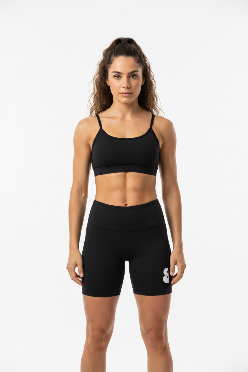 sivra's high-waisted biker shorts