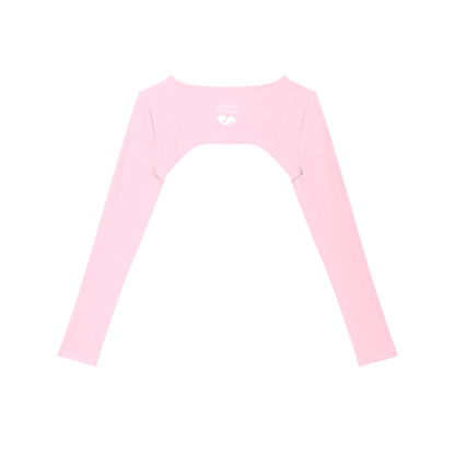 sivra's cutout long sleeve shrug