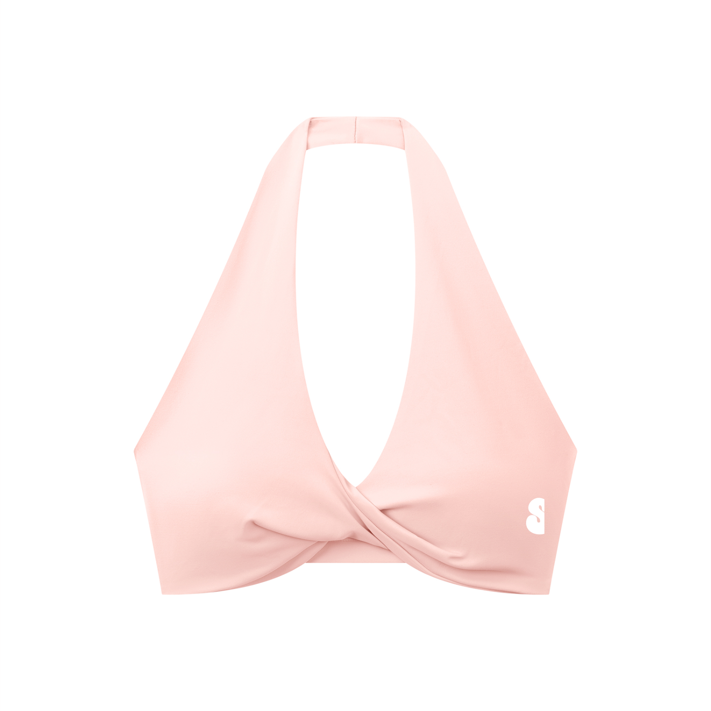 sivra's pleated halter sports bra