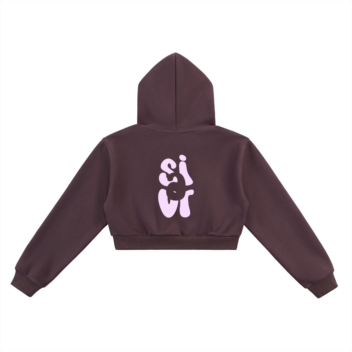 sivra's cropped boxed hoodie