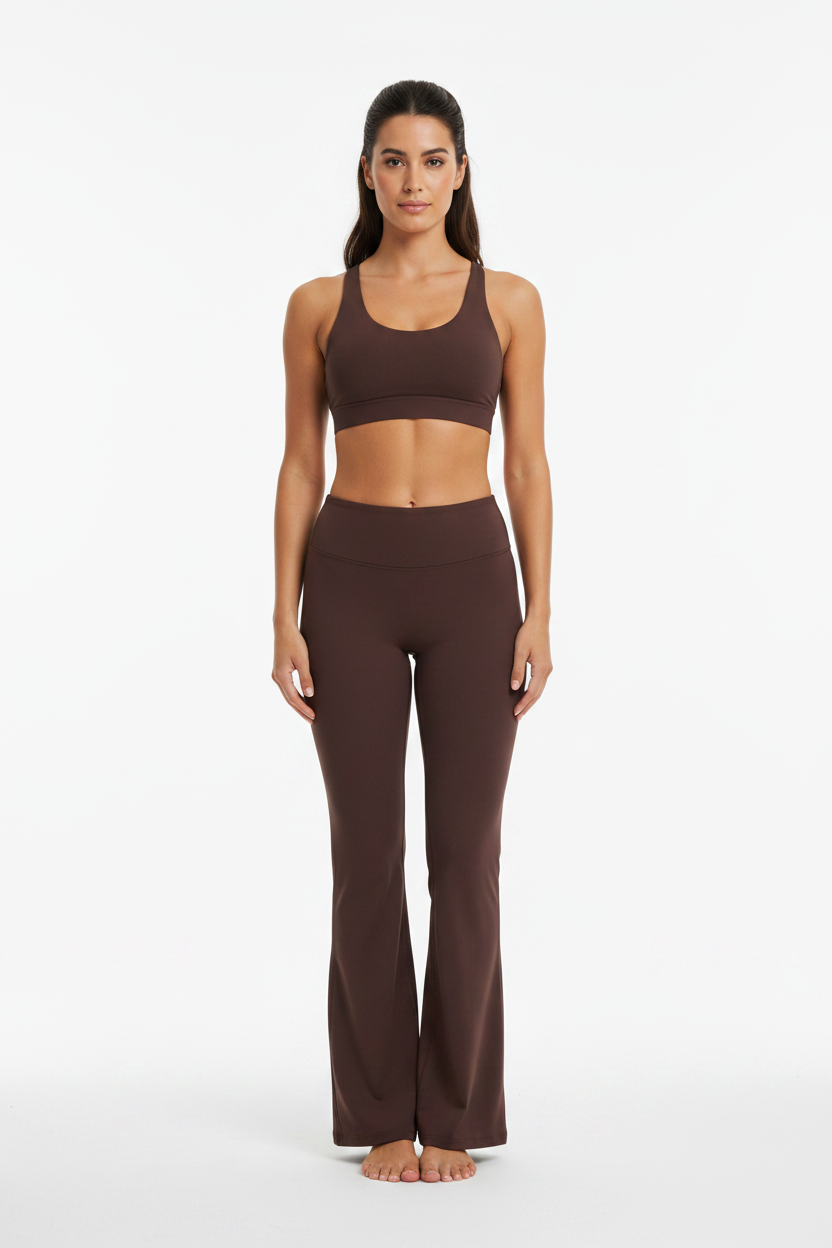 sivra's high rise flared leggings