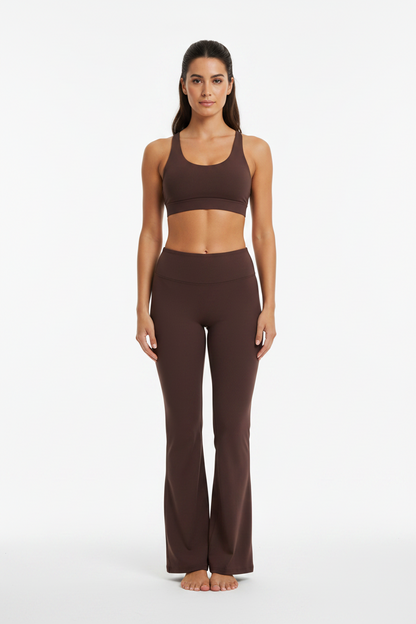 sivra's high rise flared leggings
