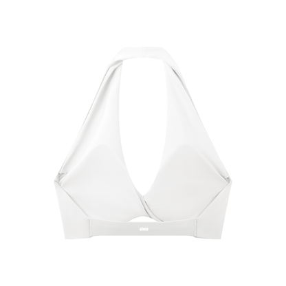sivra's pleated halter sports bra