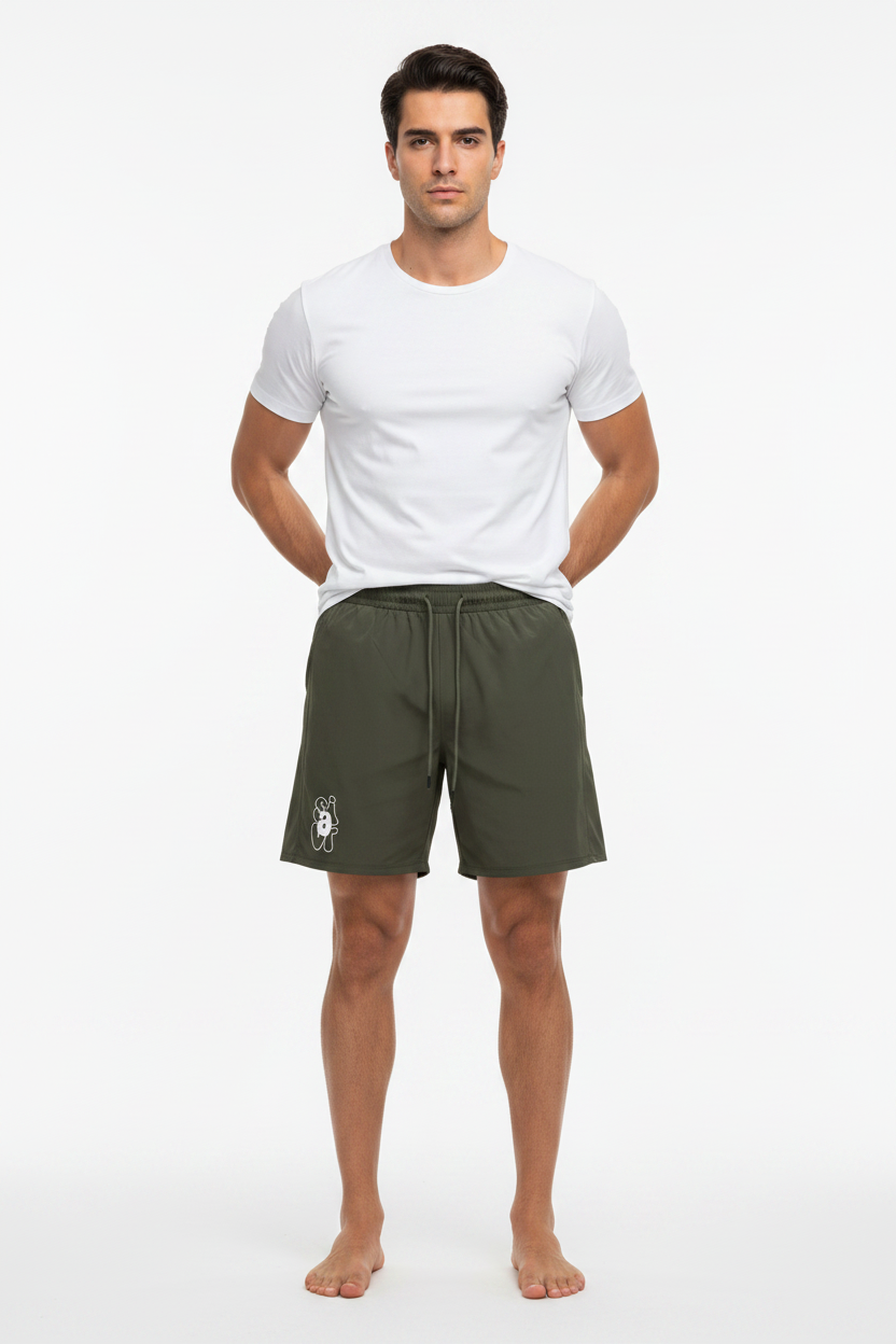 sivra's beyond box drawstring shorts