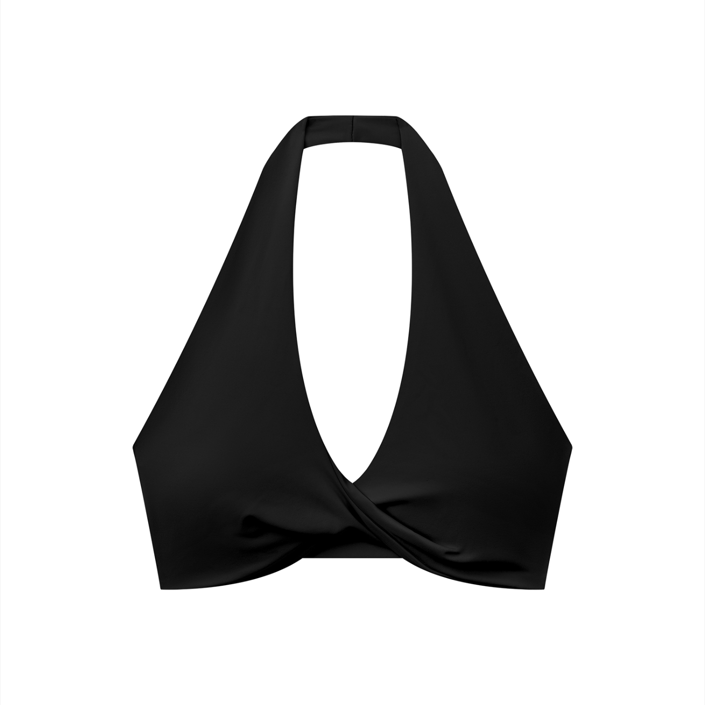 sivra's beyond pleated halter sports bra