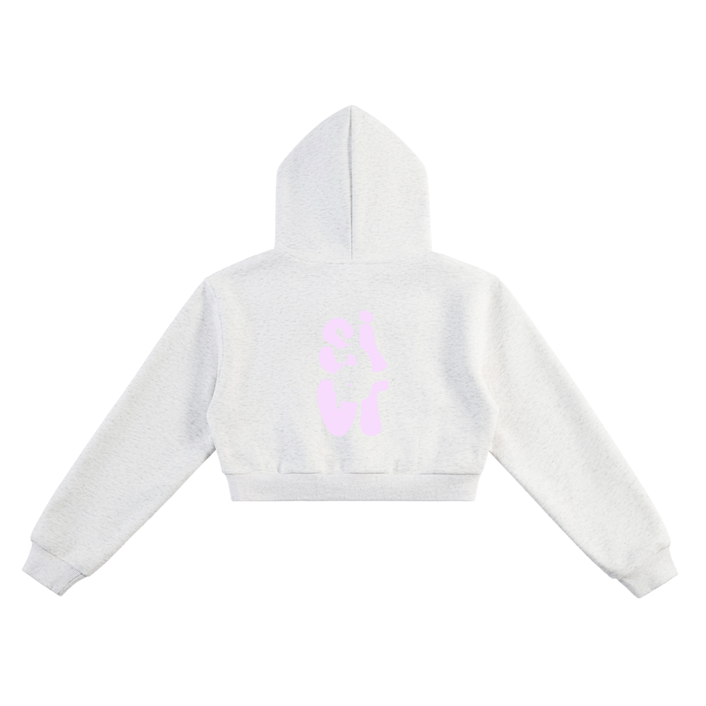 sivra's cropped boxed hoodie