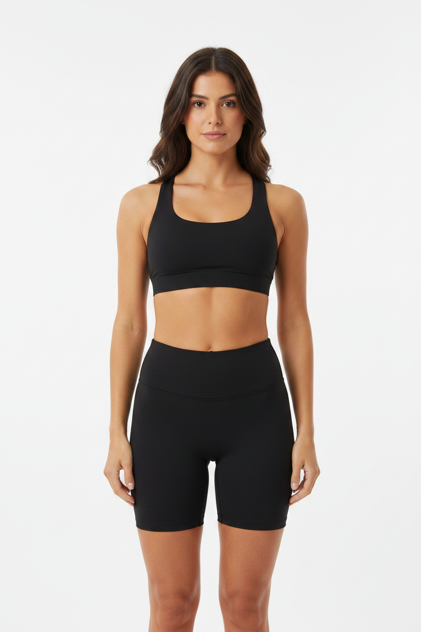 sivra's high-waisted blend shorts