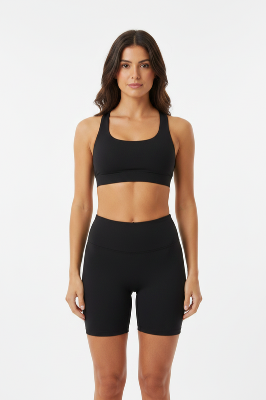 sivra's high-waisted blend shorts