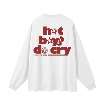 h*t b*ys do cry - back [long sleeve]