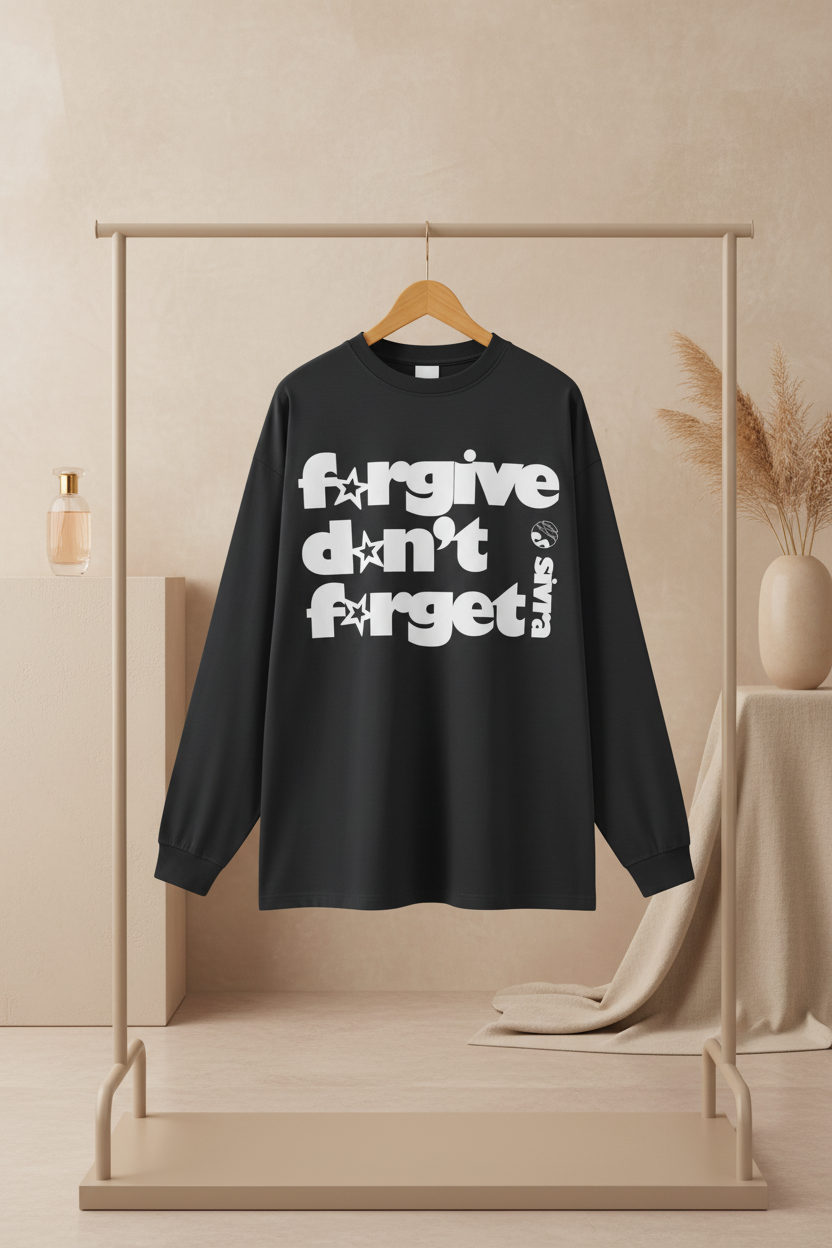 f*rgive d*n't f*rget - front [long sleeve]