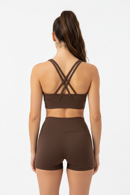 sivra's criss-cross sports bra