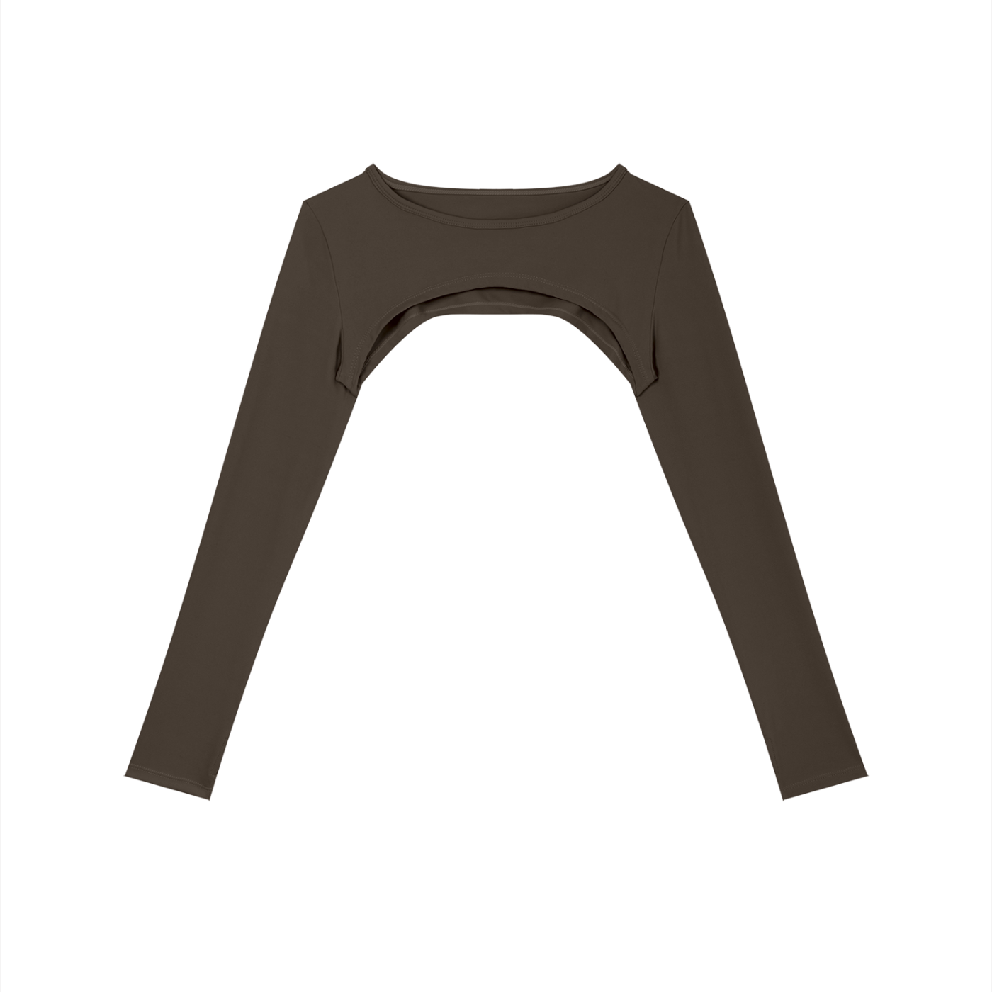 sivra's cutout long sleeve shrug